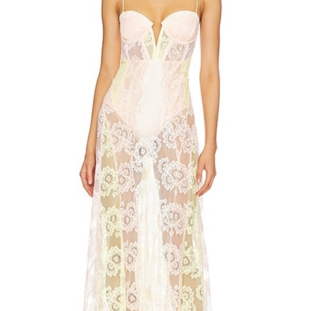 For Love and Lemons Blossom Maxi Dress NWT Size Medium - Picture 3 of 7